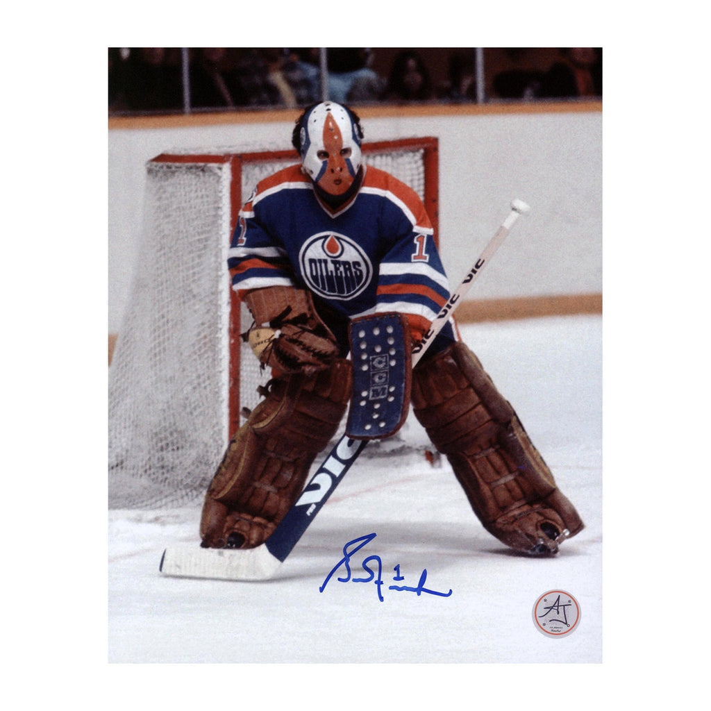 AJ Sports | Grant Fuhr Autographed Edmonton Oilers Rookie 8x10 photo