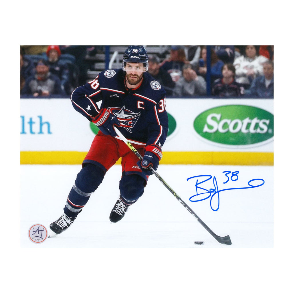 AJ Sports | Boone Jenner Autographed Columbus Blue Jackets Captain 8x10 Photo